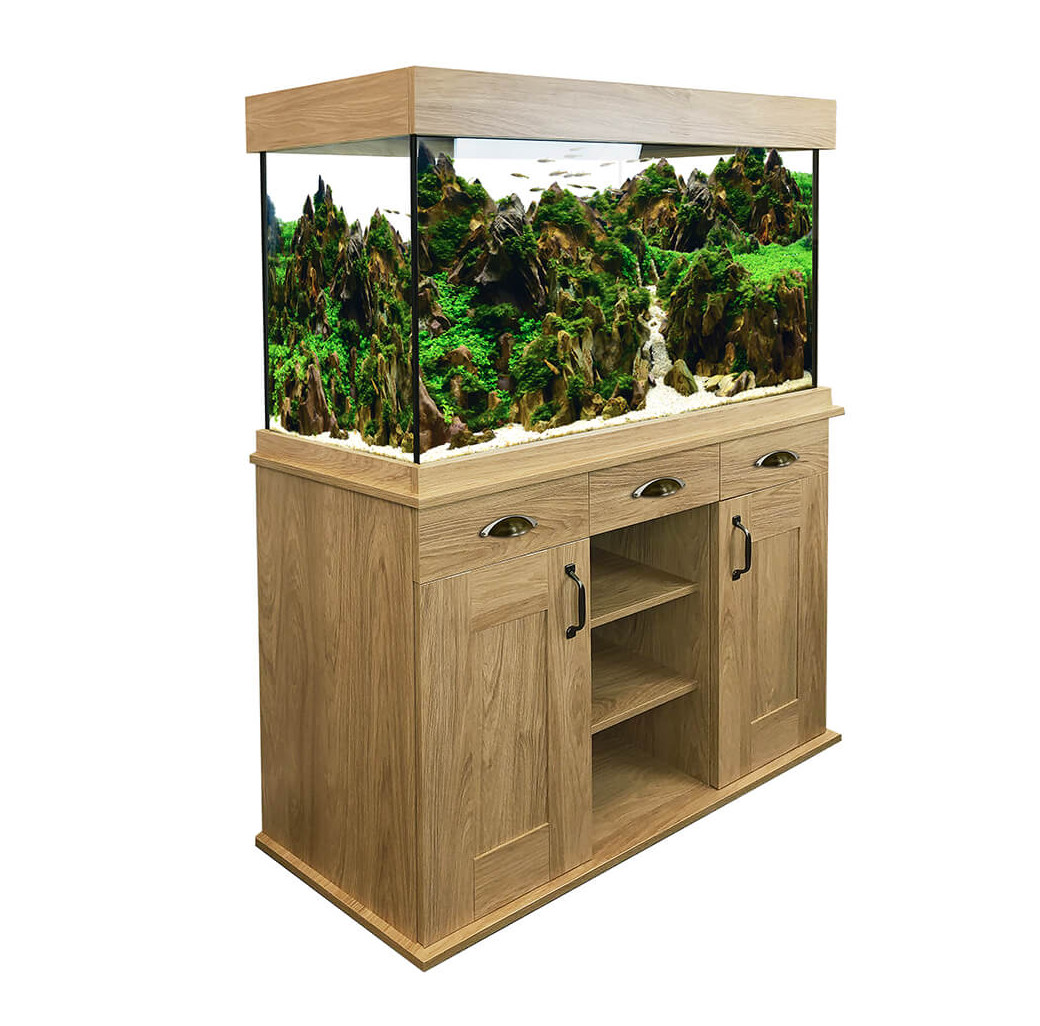 Fluval Shaker 252 Aquarium & Cabinet Set - Hampshire Oak