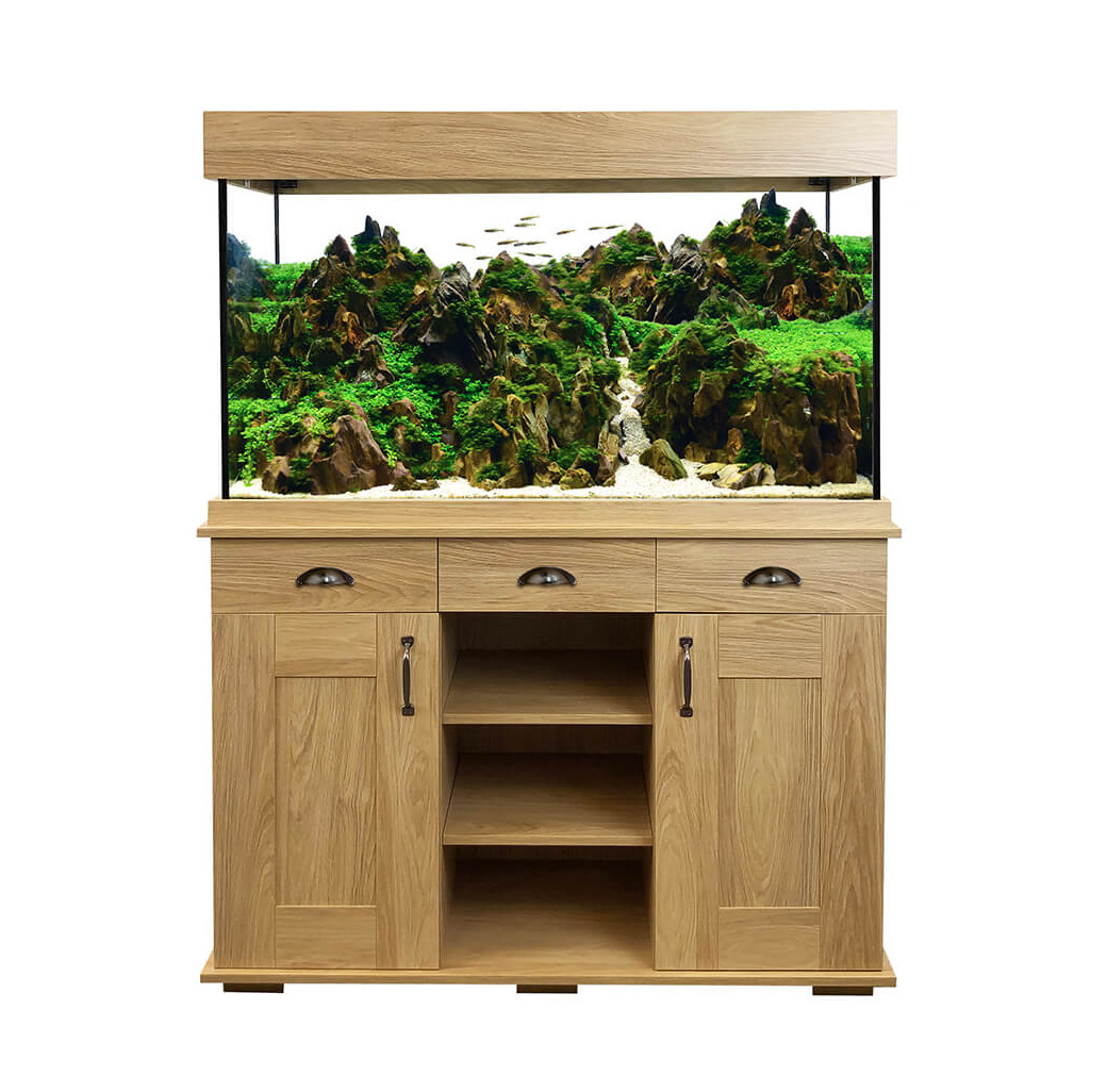 Fluval Shaker 252 Aquarium & Cabinet Set - Hampshire Oak