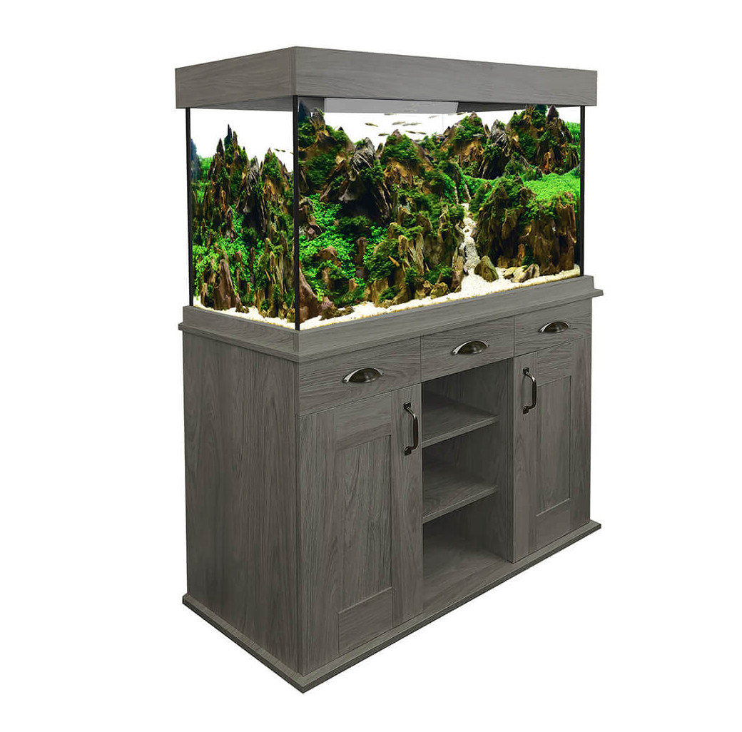 Fluval Shaker 252 Aquarium & Cabinet Set - Slate Grey