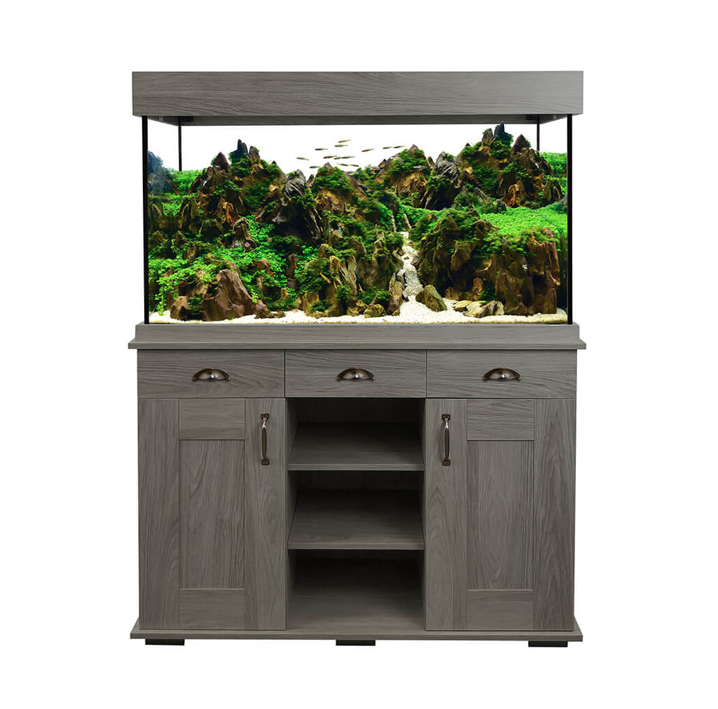 Fluval Shaker 252 Aquarium & Cabinet Set - Slate Grey