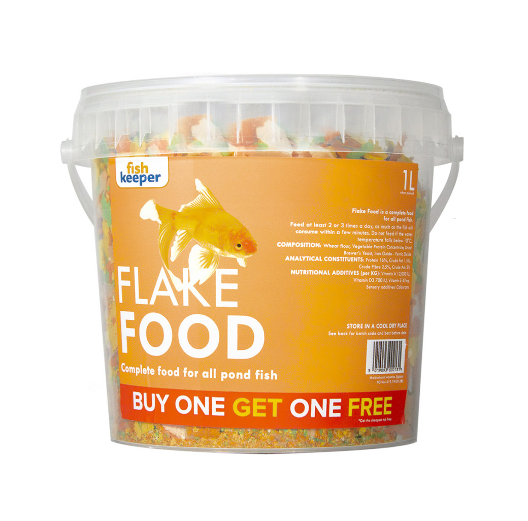 Fishkeeper Flake Food 1L - Buy One Get One Free