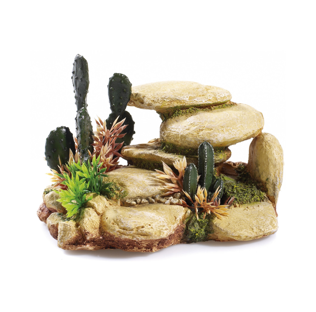 Cactus aquarium decoration best sale