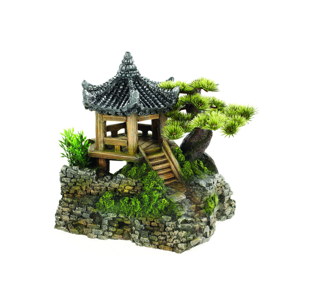 Classic Ornament - Pagoda House & Plants