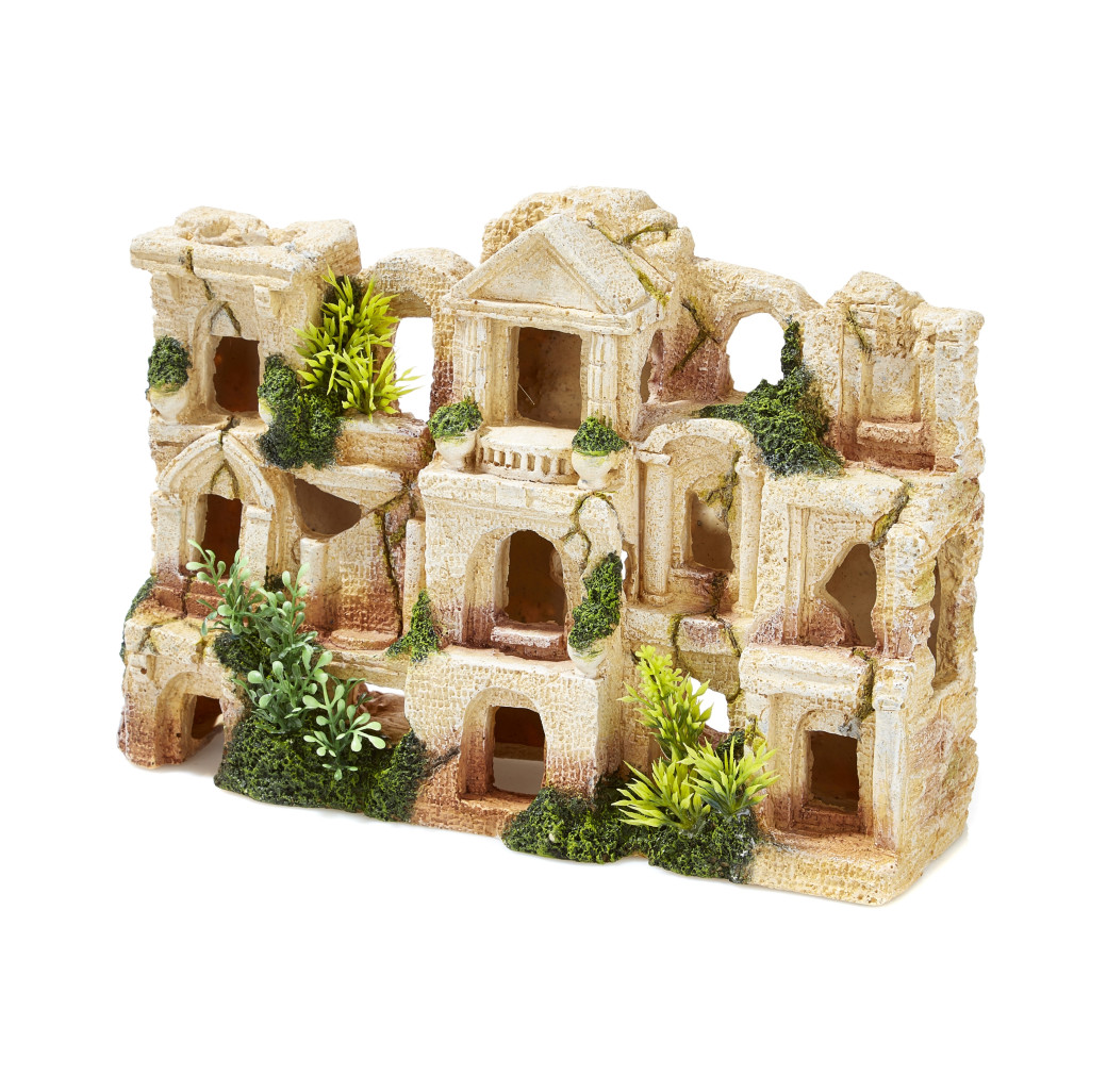 Classic Ornament - Citadel Ruin with Plants & Airstone