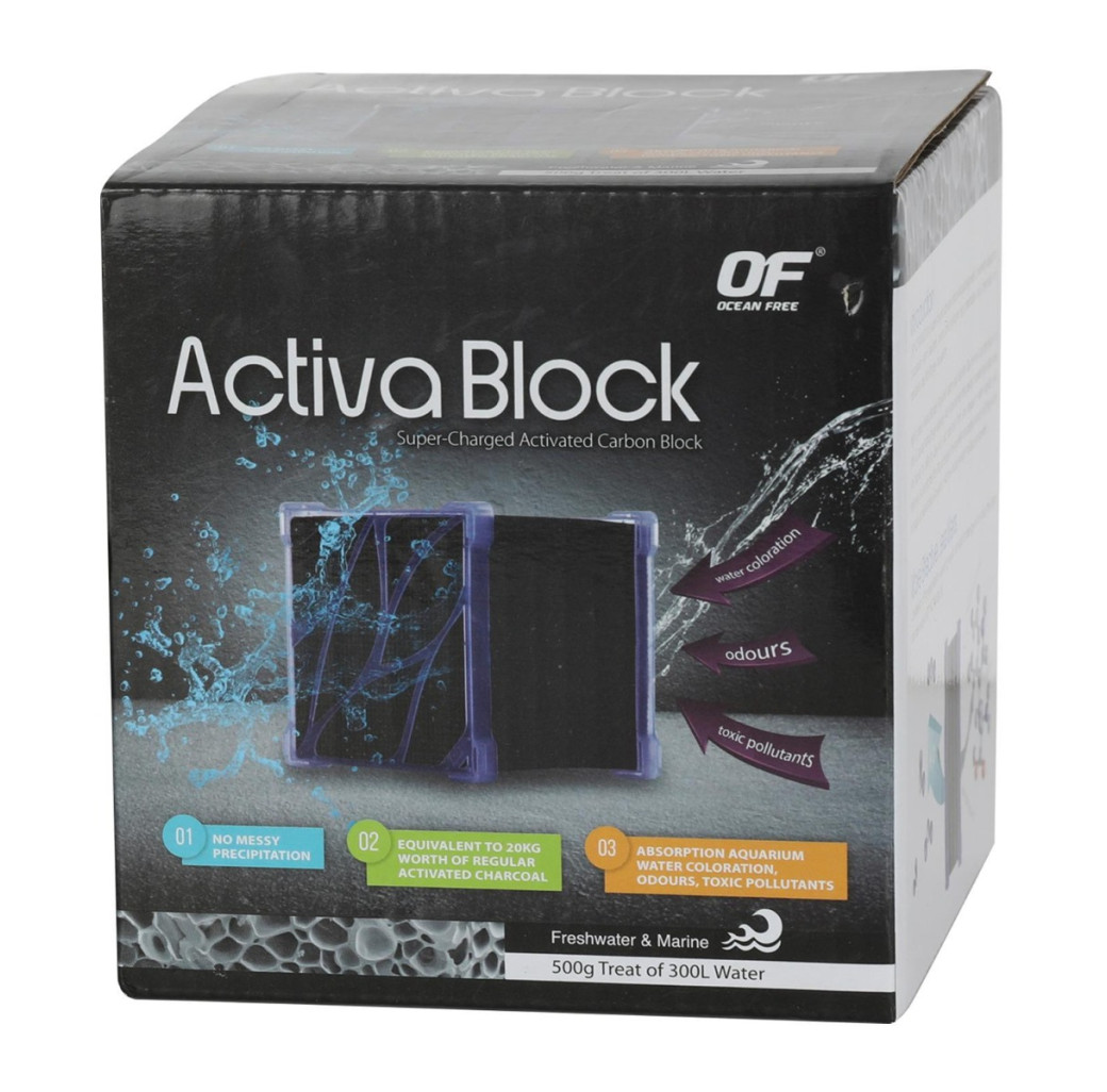 Ocean Free Activa Block - Super Charged Activated Carbon Block