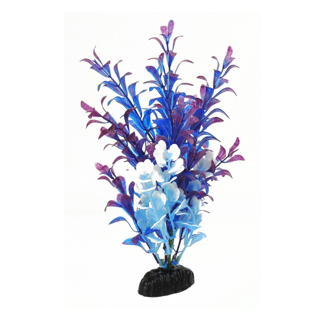 Classic Artificial Plant - Leaf Plant Purple/Blue