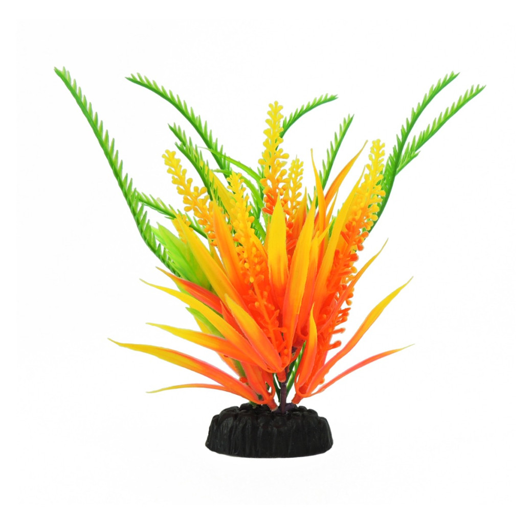 Classic Artificial Plant - Stem Plant Green/Orange