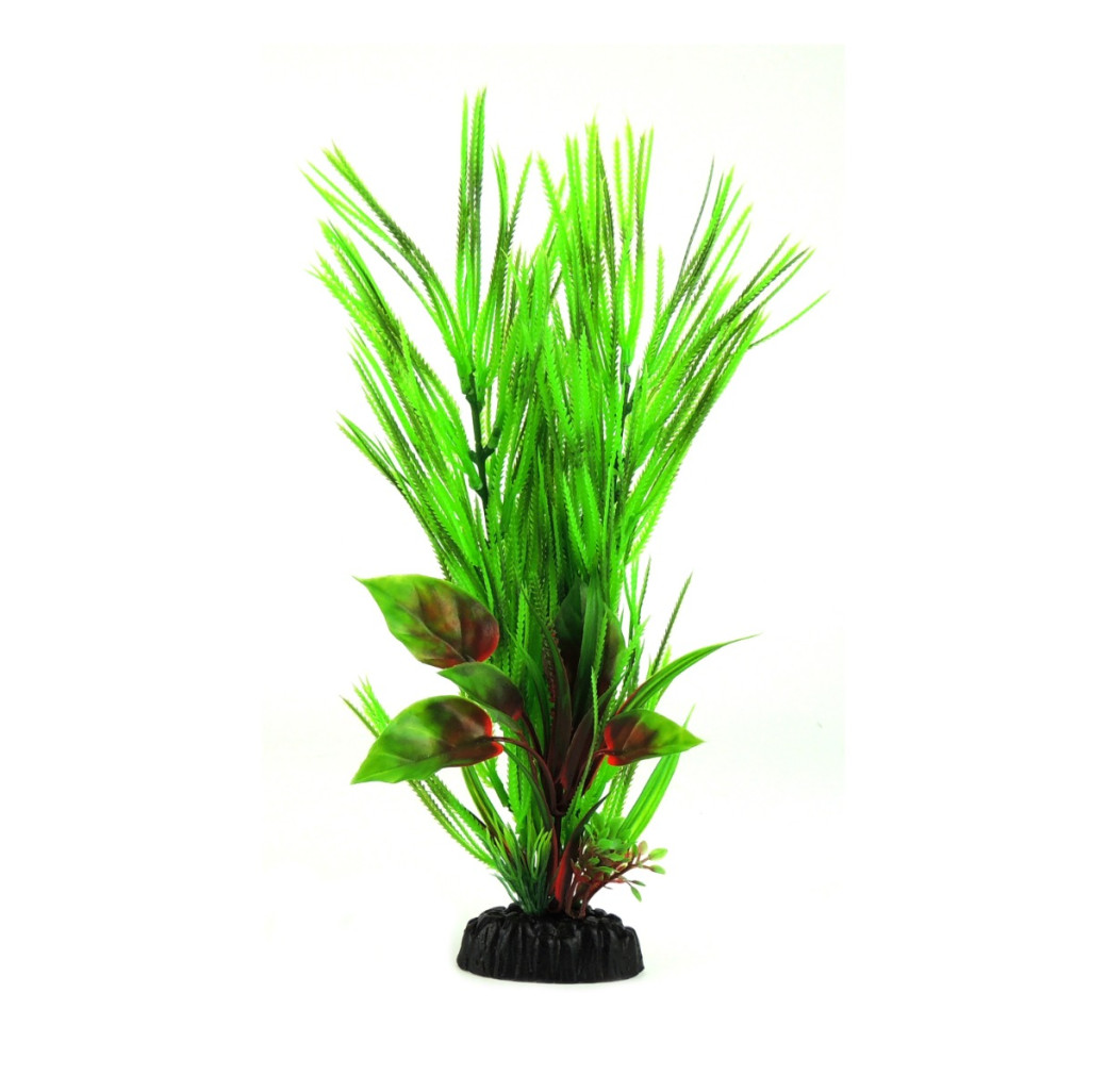 Classic Artificial Plant - Stem Plant Light Green/Dark Green/Red 