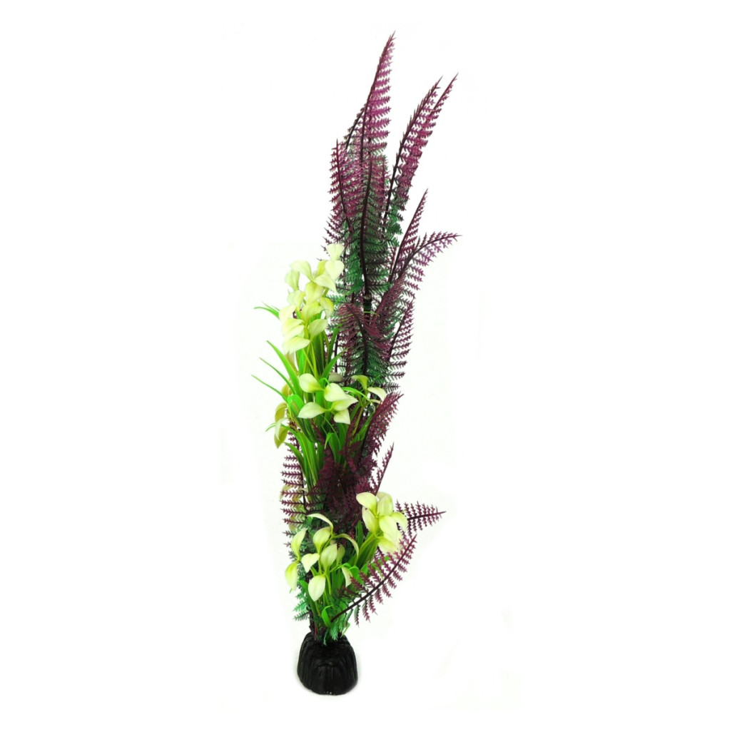 Classic Artificial Plant - Leaf Plant Light Purple/Green