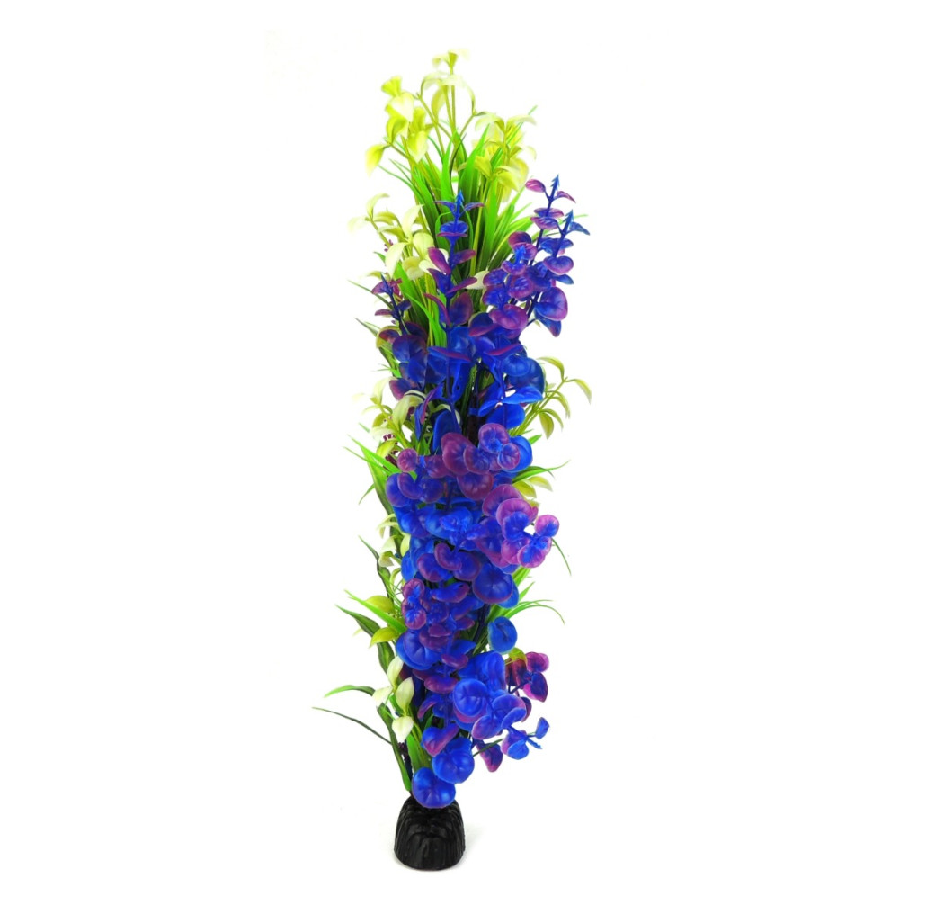 Classic Artificial Plant - Leaf Plant Light Purple/Green/Blue