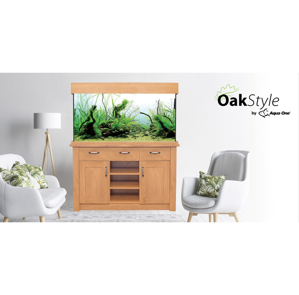 Aqua One OakStyle 230 Aquarium & Cabinet