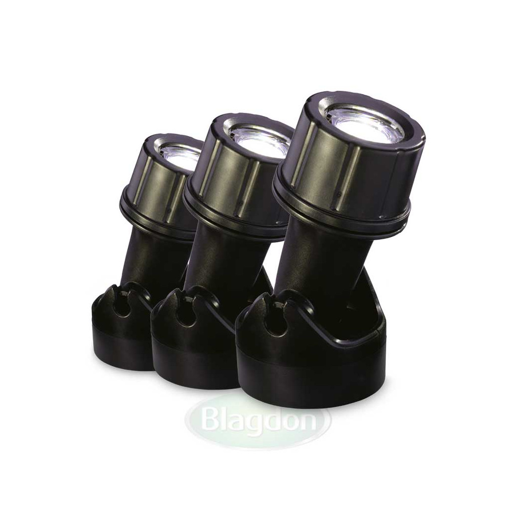 Blagdon LED Pond and Garden Lights (1W) - Pack of 3 