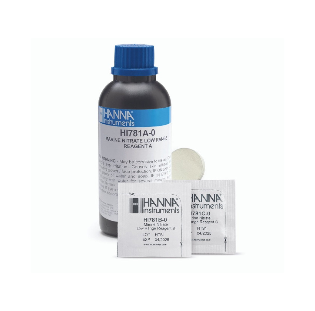 Hanna Reagents for Marine Low Range Nitrate Checker (25 Tests)