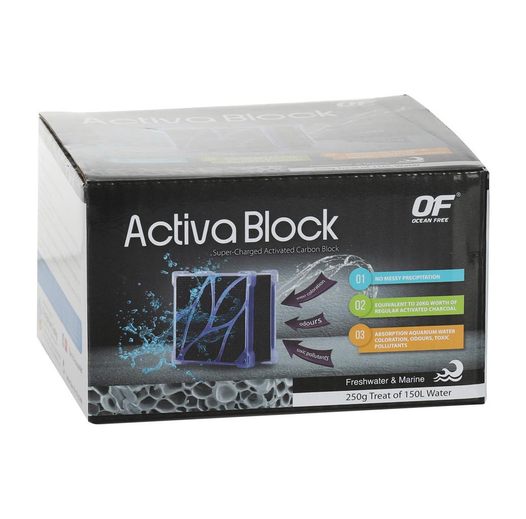 Ocean Free Activa Block - Super Charged Activated Carbon Block