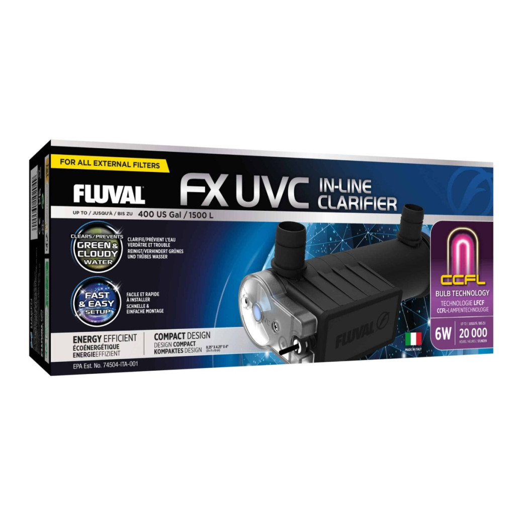 Fluval FX UV Clarifier For Large External Filters