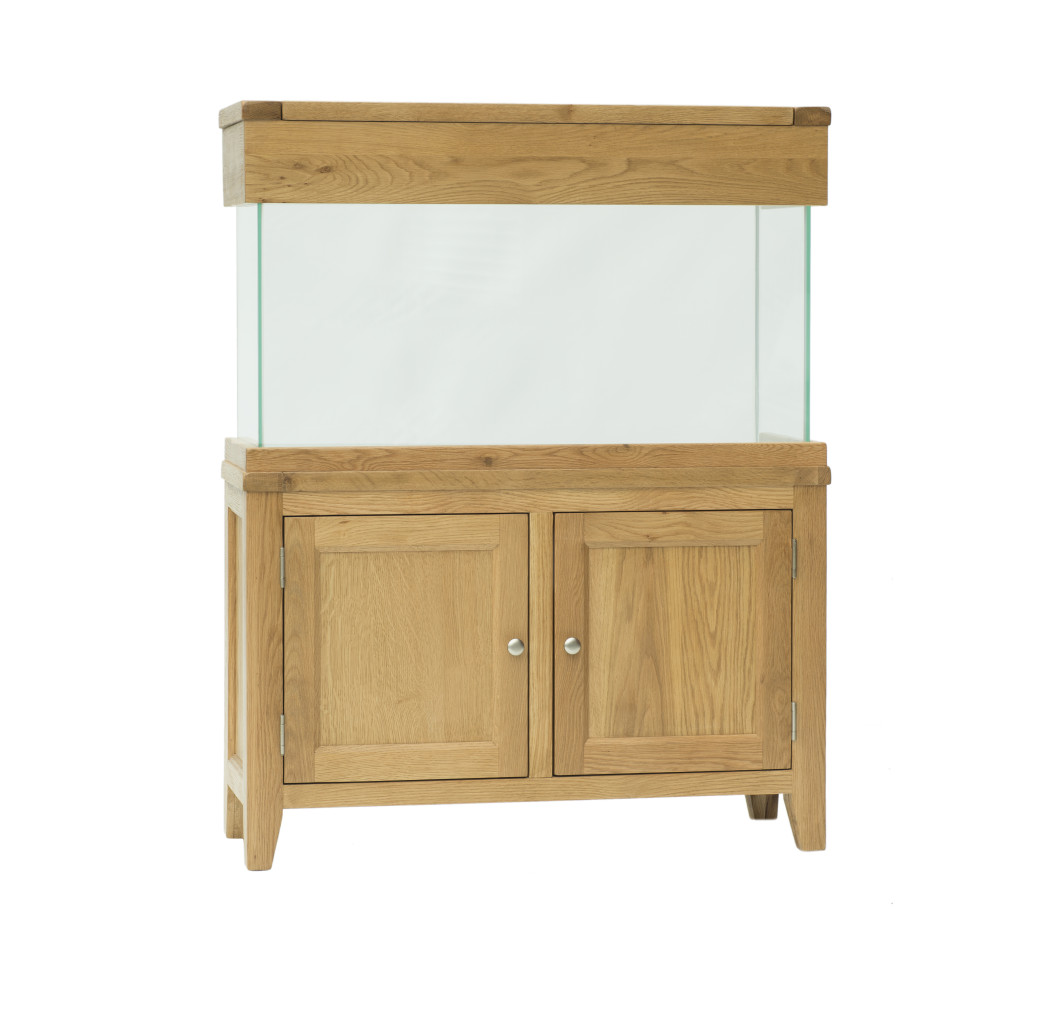 Aqua Oak 100cm Slim Aquarium Cabinet VA52 Maidenhead Aquatics