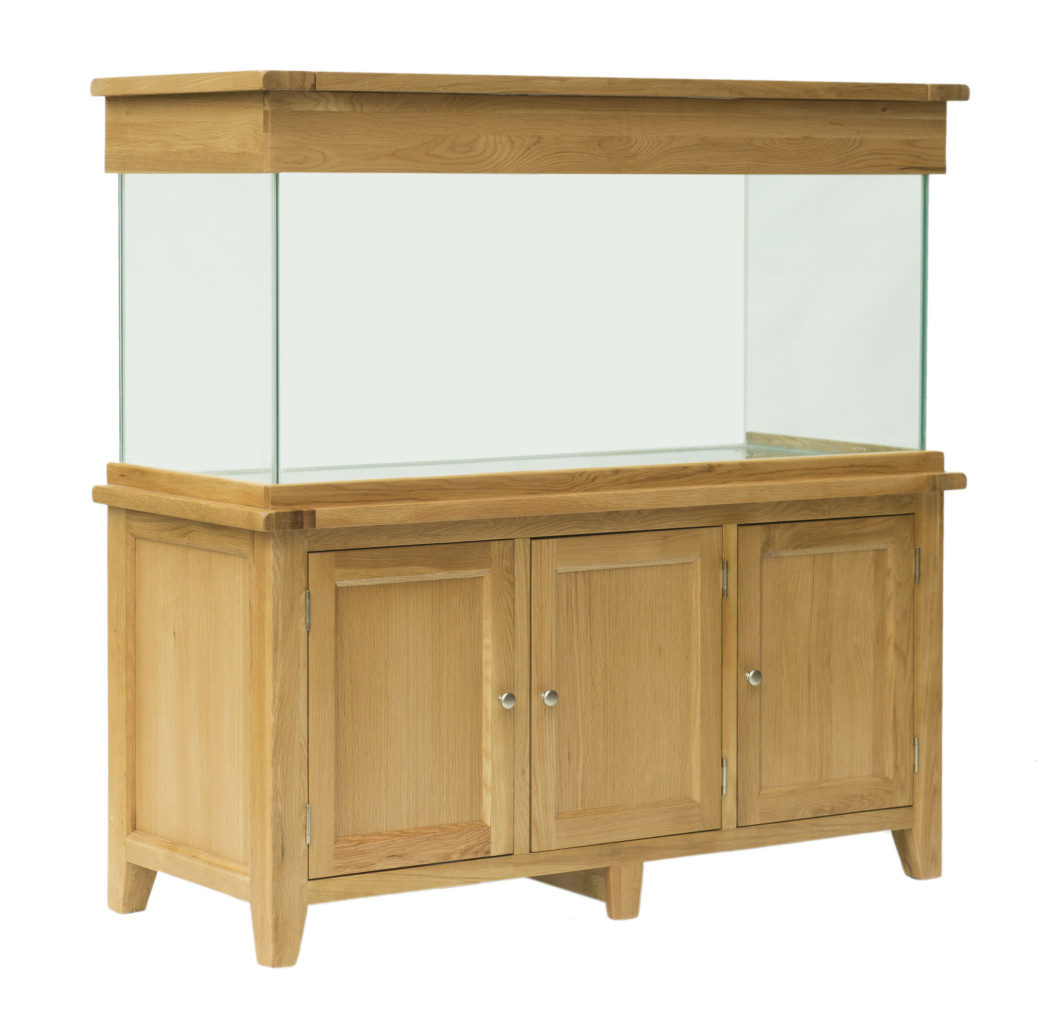 Aqua Oak Doors 150cm Aquarium & Cabinet