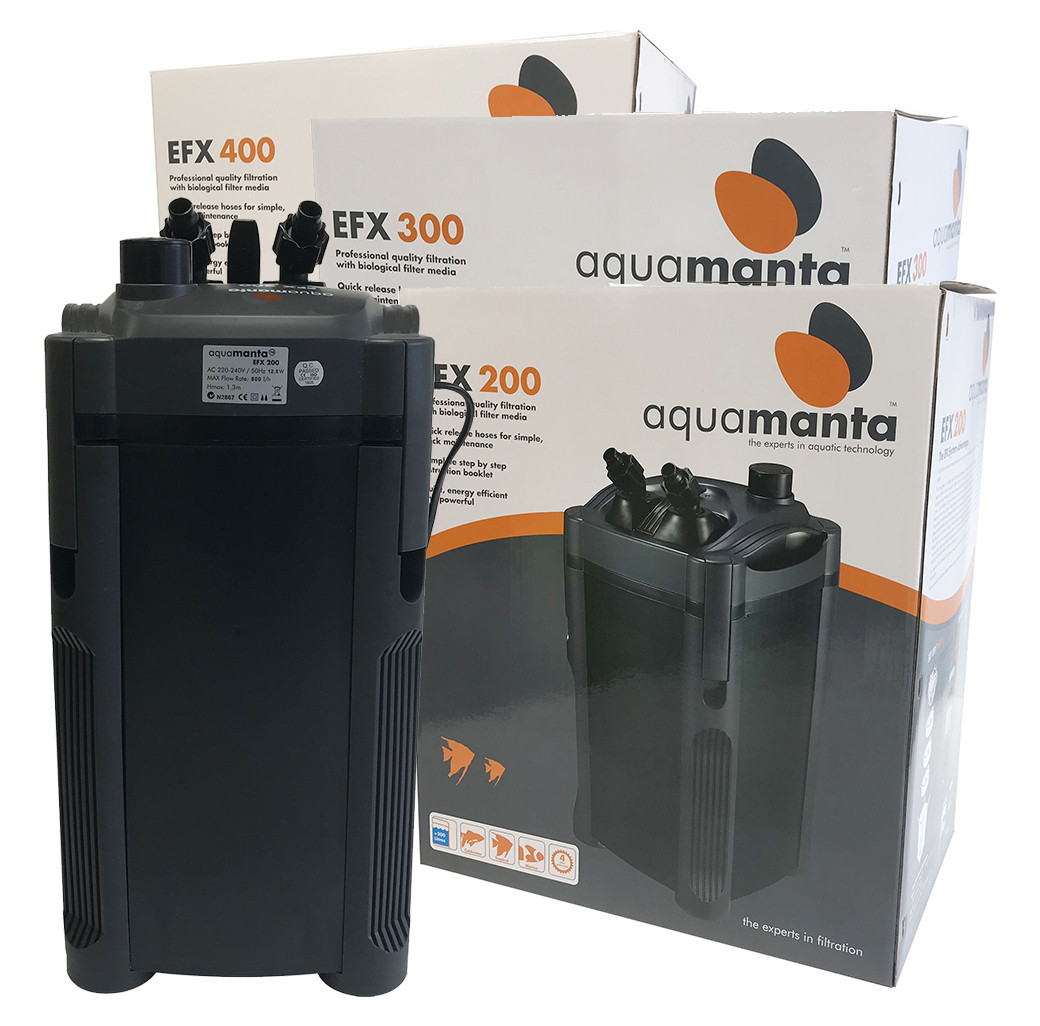 AquaManta EFX External Canister Filter (100/200/300/400)