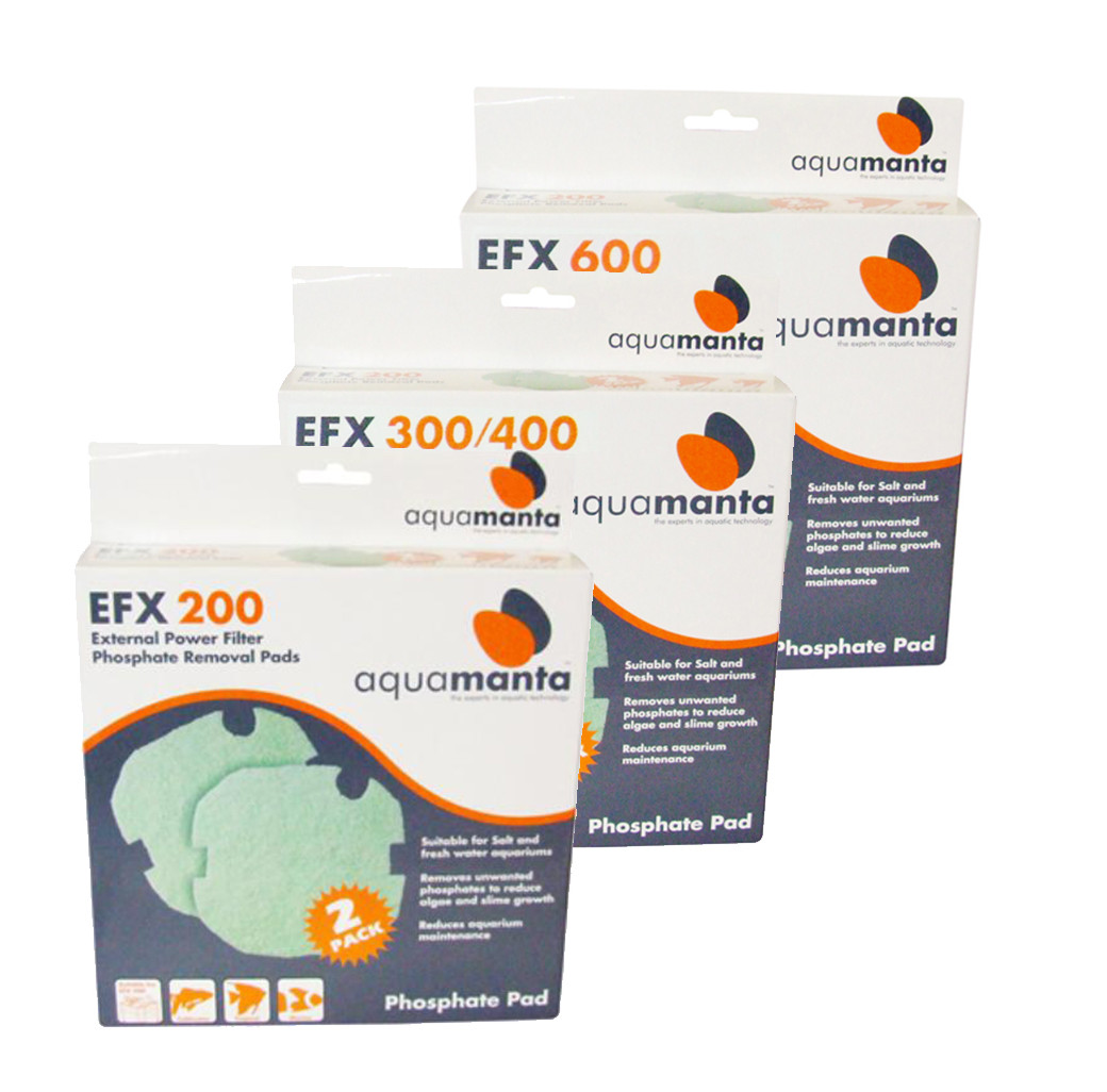 AquaManta EFX External Filter Phosphate Pad (Pack of 2)