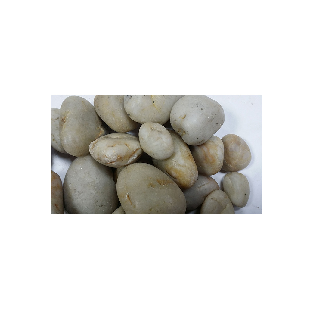 Aqua-Substrate Polished Pebbles - White