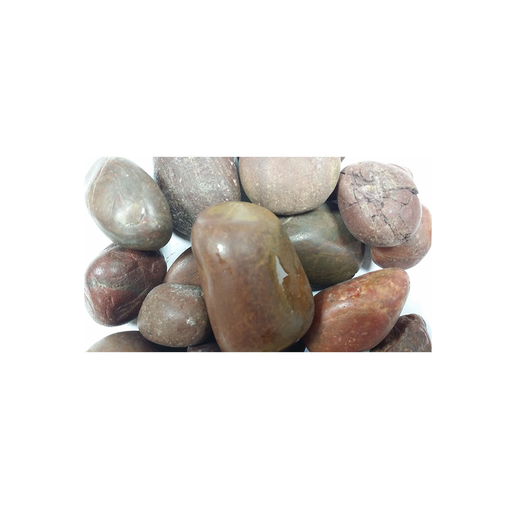 Aqua-Substrate Polished Pebbles - Dark Red