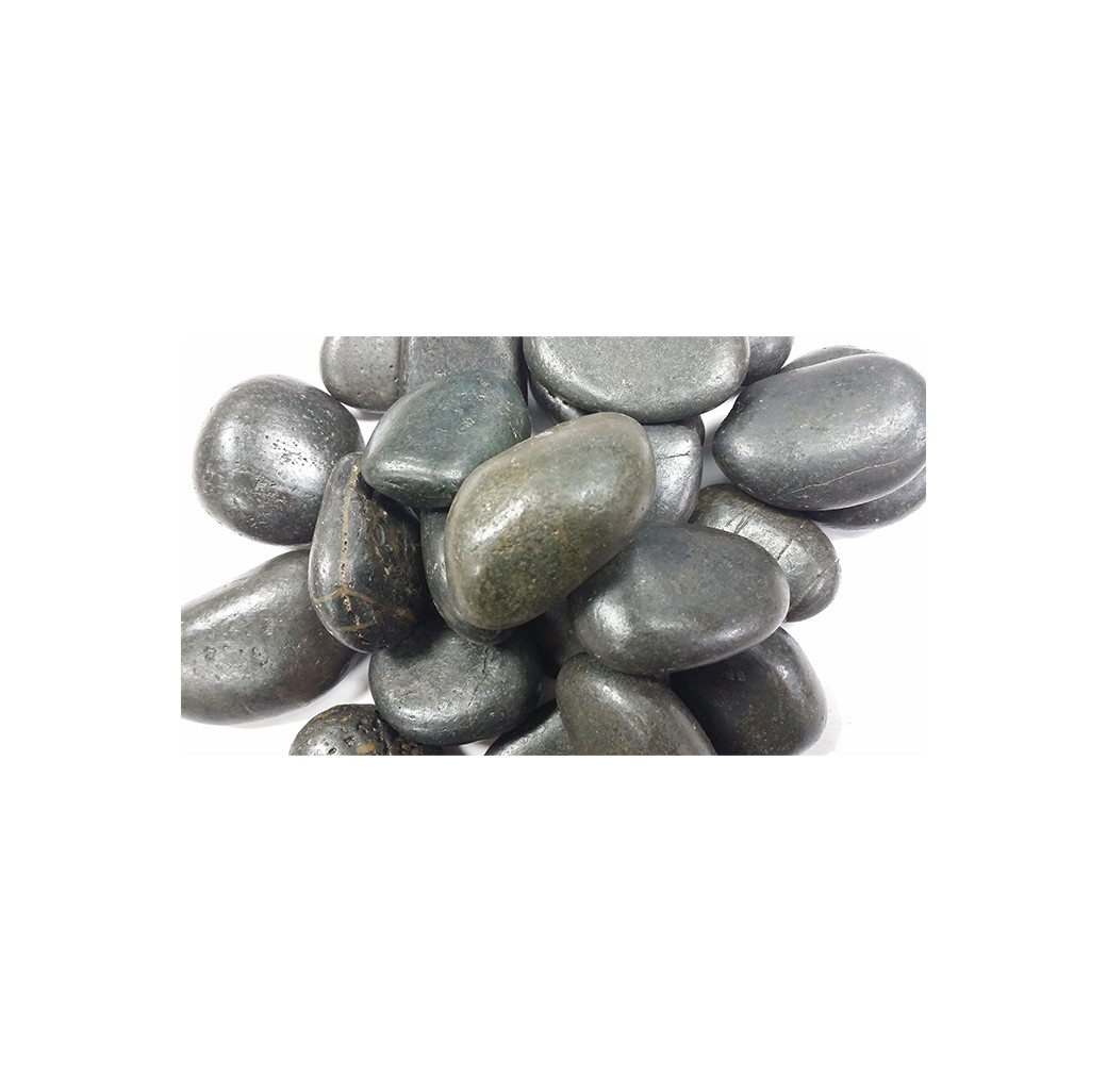 Aqua-Substrate Polished Pebbles - Black