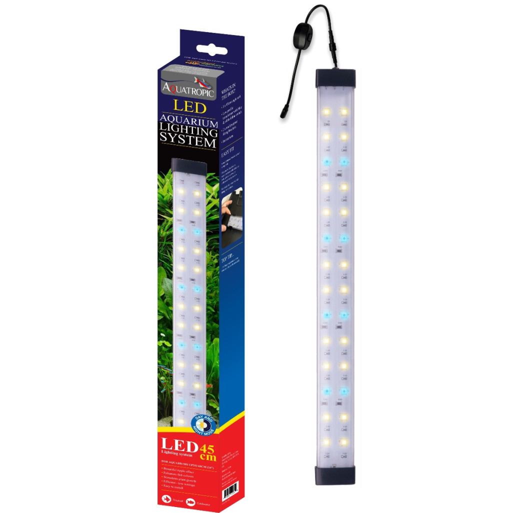 Aquatropic Twin LED Aquarium Lighting System