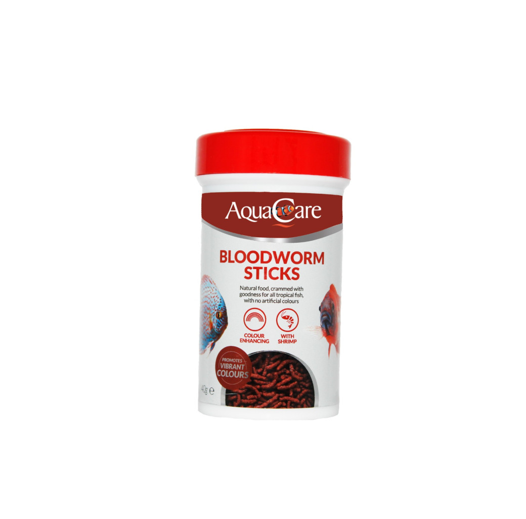 AquaCare Bloodworm Sticks 100g + 20%