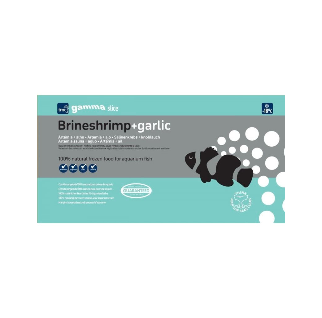 TMC Frozen Brineshrimp Fish Food with Garlic