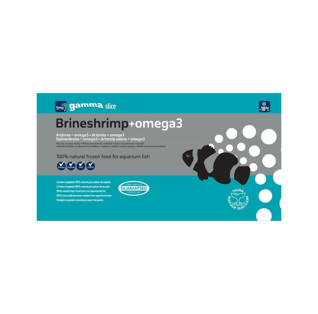 TMC Frozen Brineshrimp Fish Food with Omega 3