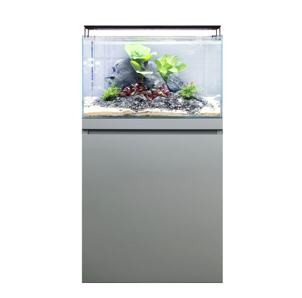 Fluval Visi-White 60 Aquarium Dusty Grey