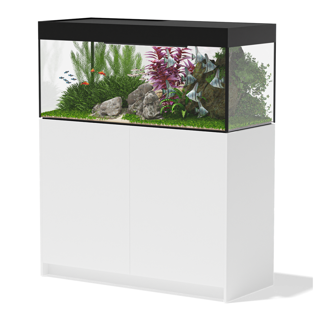 Aqua Marin Fresh 1200 Aquarium & Cabinet - White