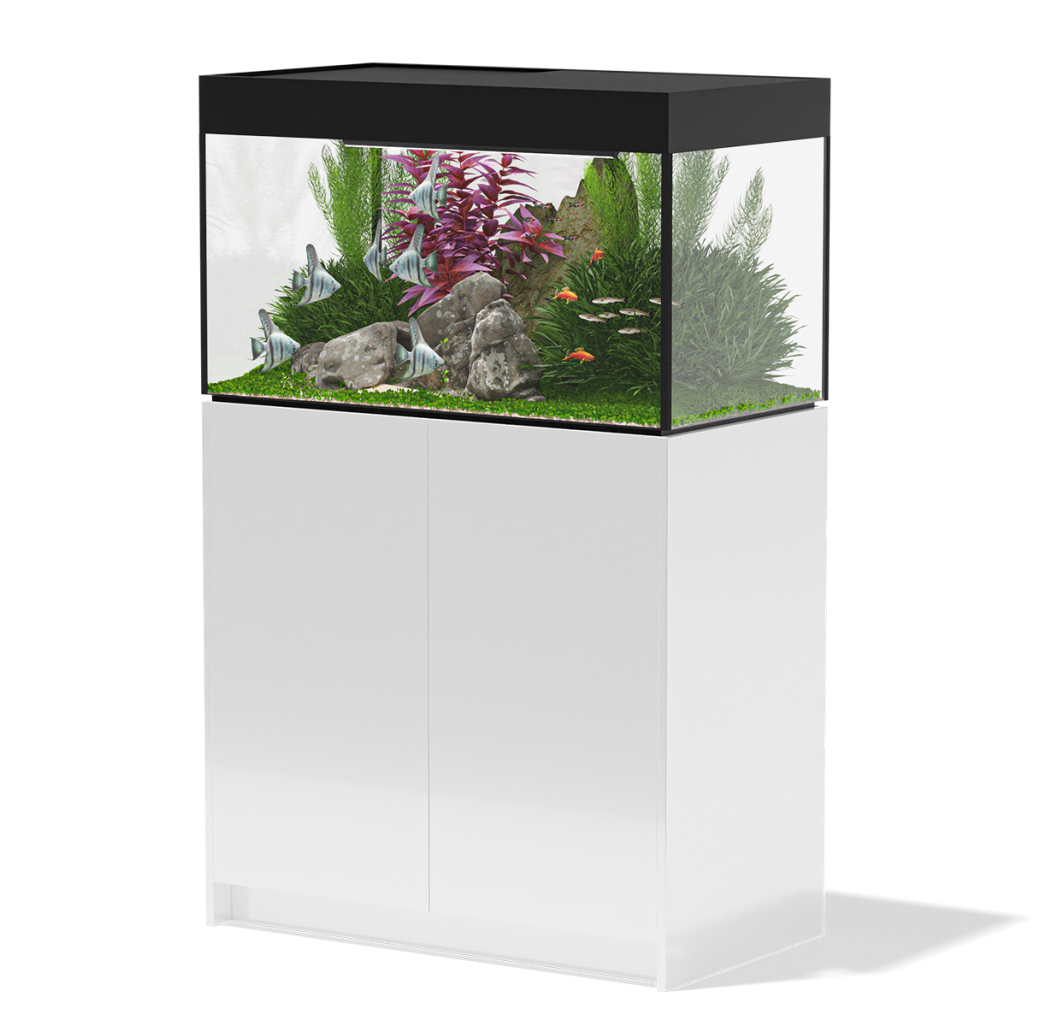 Aqua Marin Fresh 900 Freshwater Aquarium & Cabinet - Gloss White