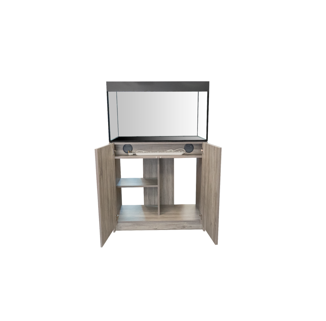 Aqua Marin Fresh 900 Freshwater Aquarium & Cabinet - Hickory