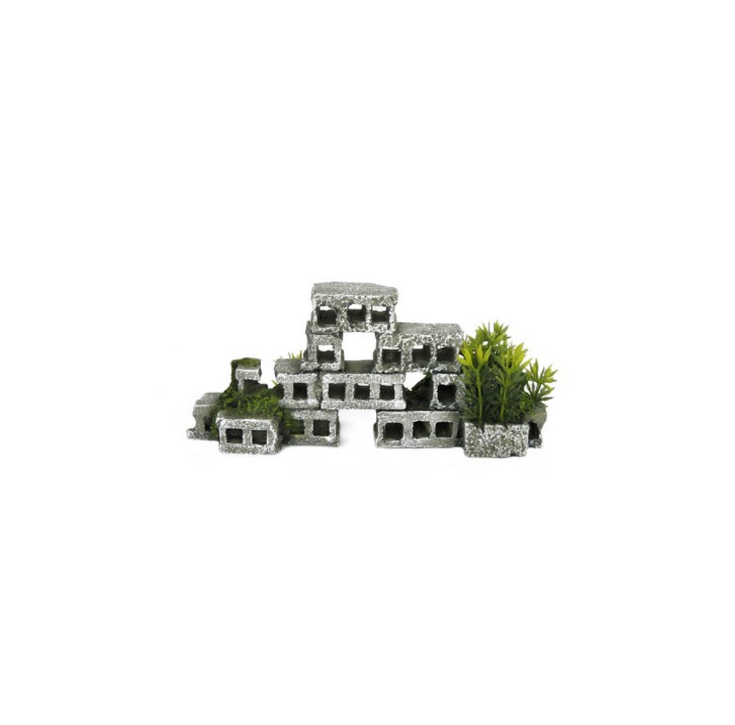 Classic Ornament - Hollow Blocks with Plants (Medium)