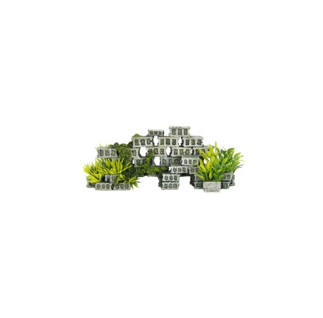 Classic Ornament - Hollow Blocks with Plants (Small)