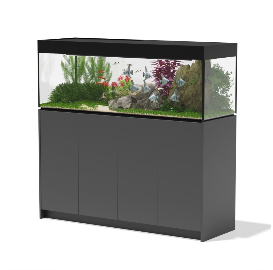 Aqua Marin Fresh 1500 Aquarium & Cabinet-Grey