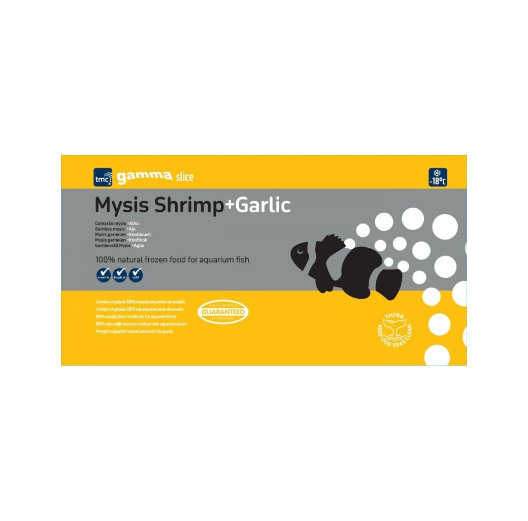 TMC Frozen Mysis Shrimp & Garlic Fish Food