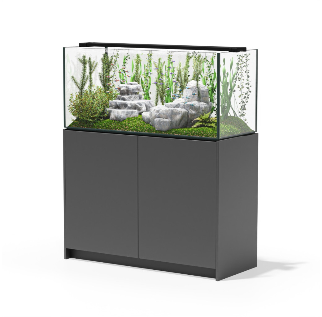 Aqua Marin Planta 1200 Aquarium & Cabinet - Grey