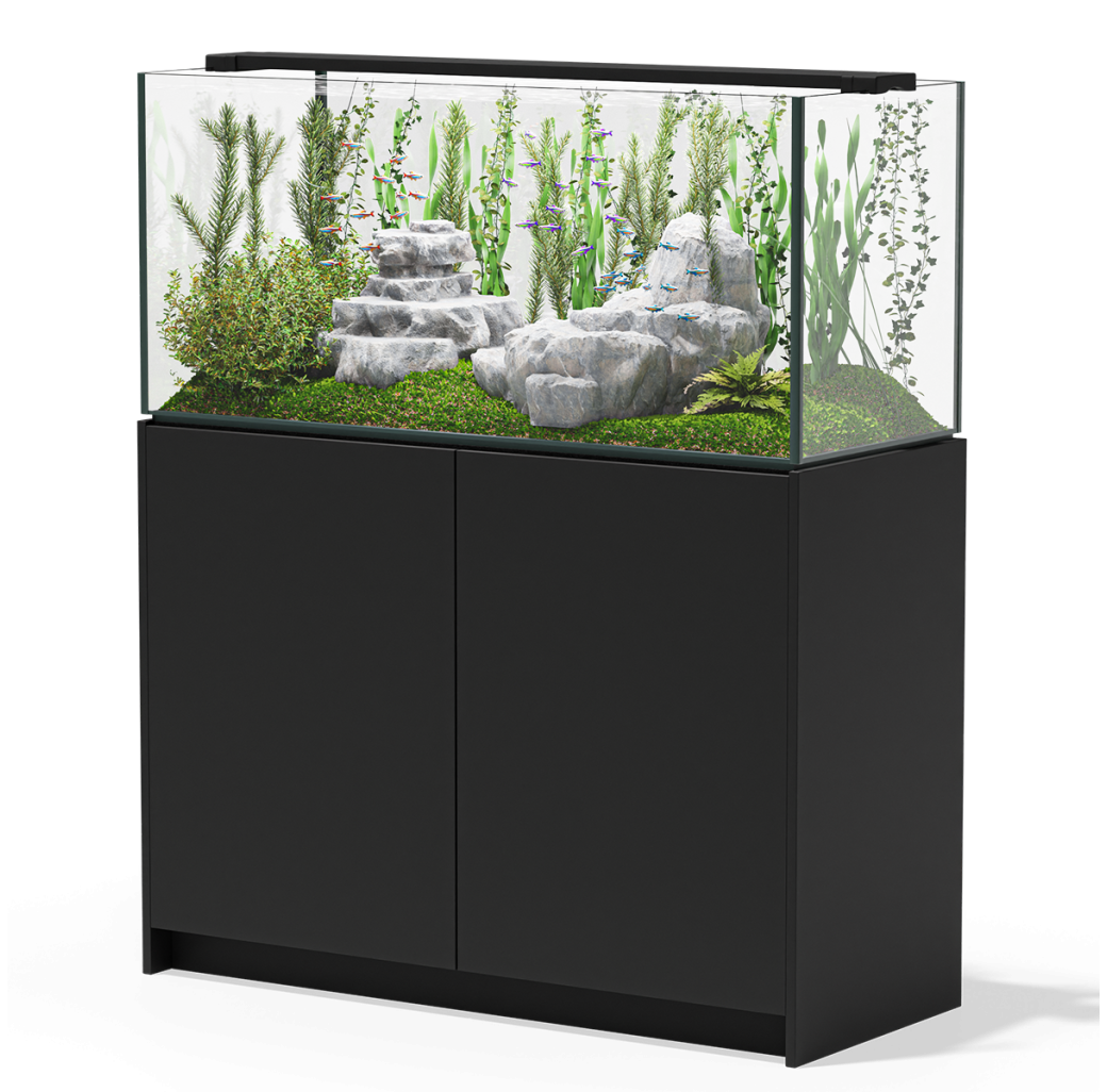 Aqua Marin Planta 1200 Aquarium & Cabinet - Black