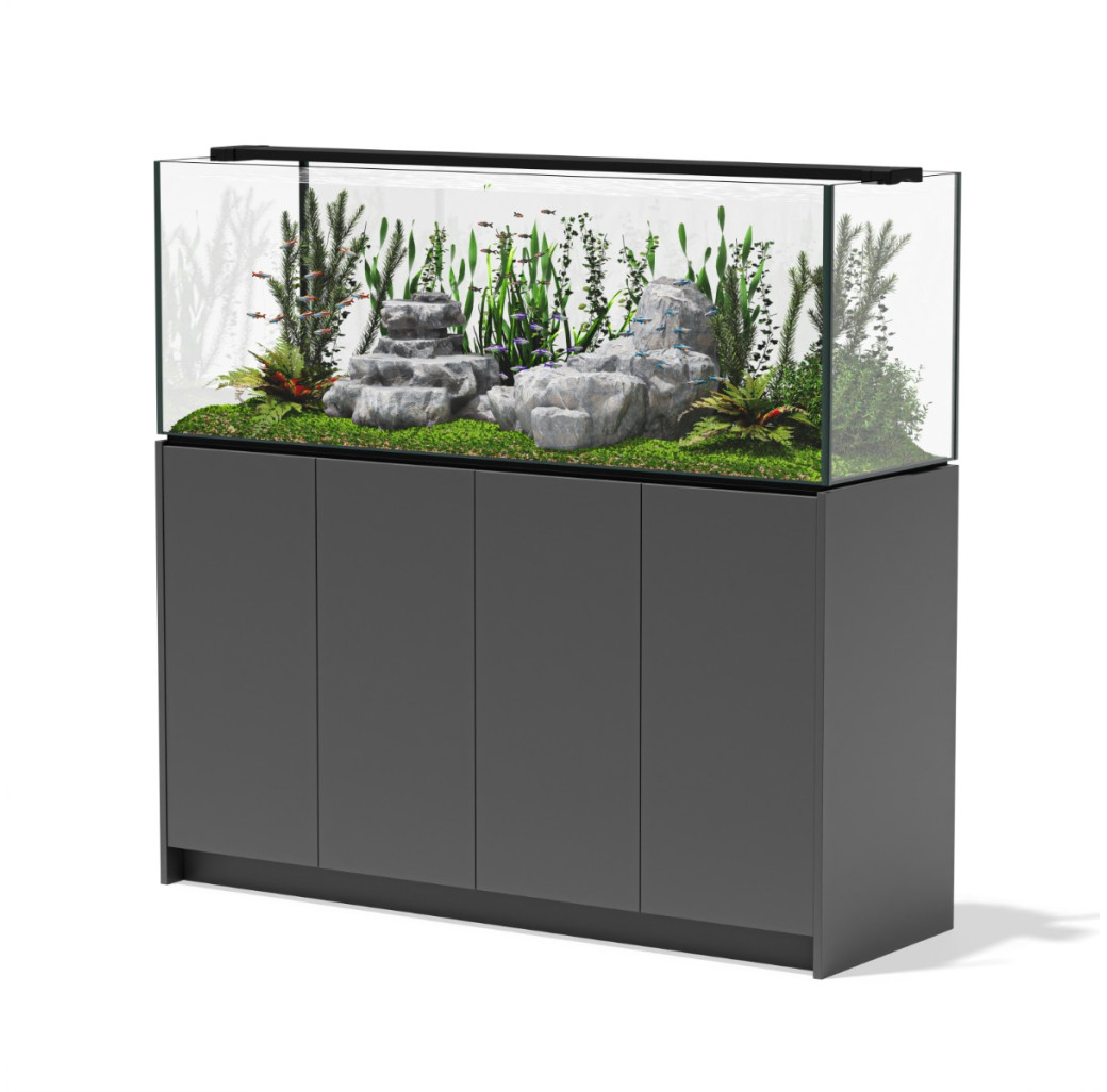 Aqua Marin Planta 1500 Aquarium & Cabinet - Grey