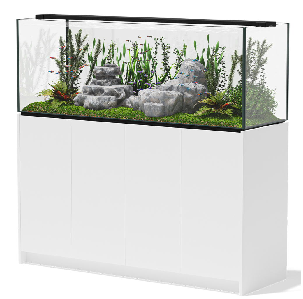 Aqua Marin Planta 1500 Aquarium & Cabinet - White