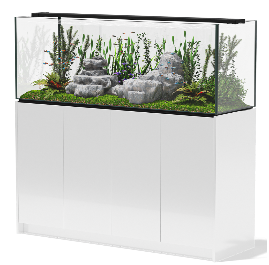 Aqua Marin Planta 1500 Aquarium & Cabinet - Gloss White