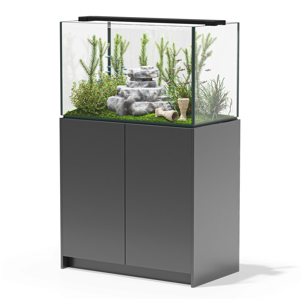 Aqua Marin Planta 900 Aquarium & Cabinet - Gloss Anthracite