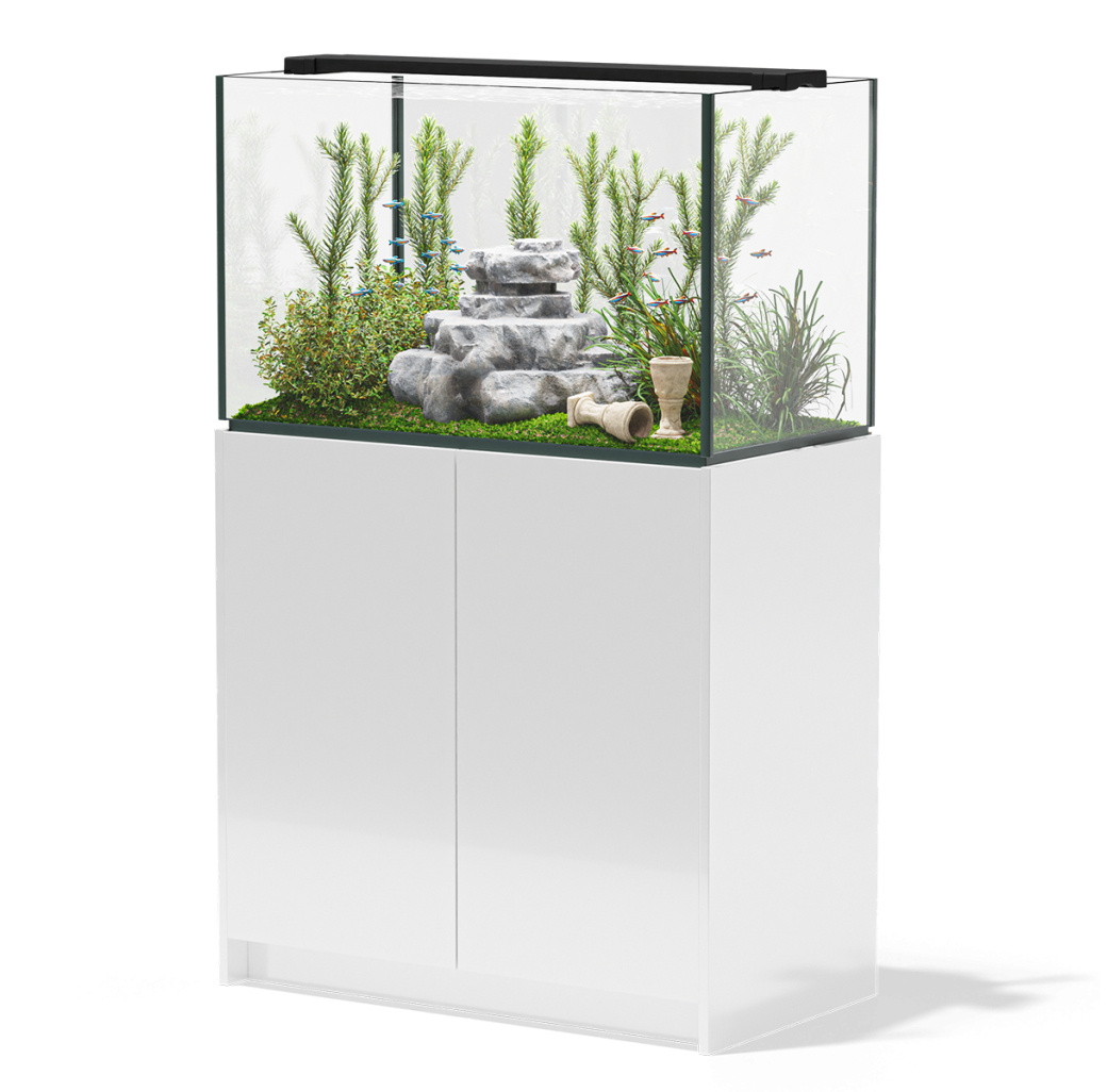 Aqua Marin Planta 900 Aquarium & Cabinet - Gloss White