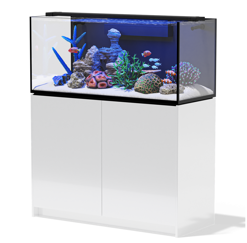 Aqua Marin Pro 1200 Aquarium, Sump and Cabinet- Gloss White