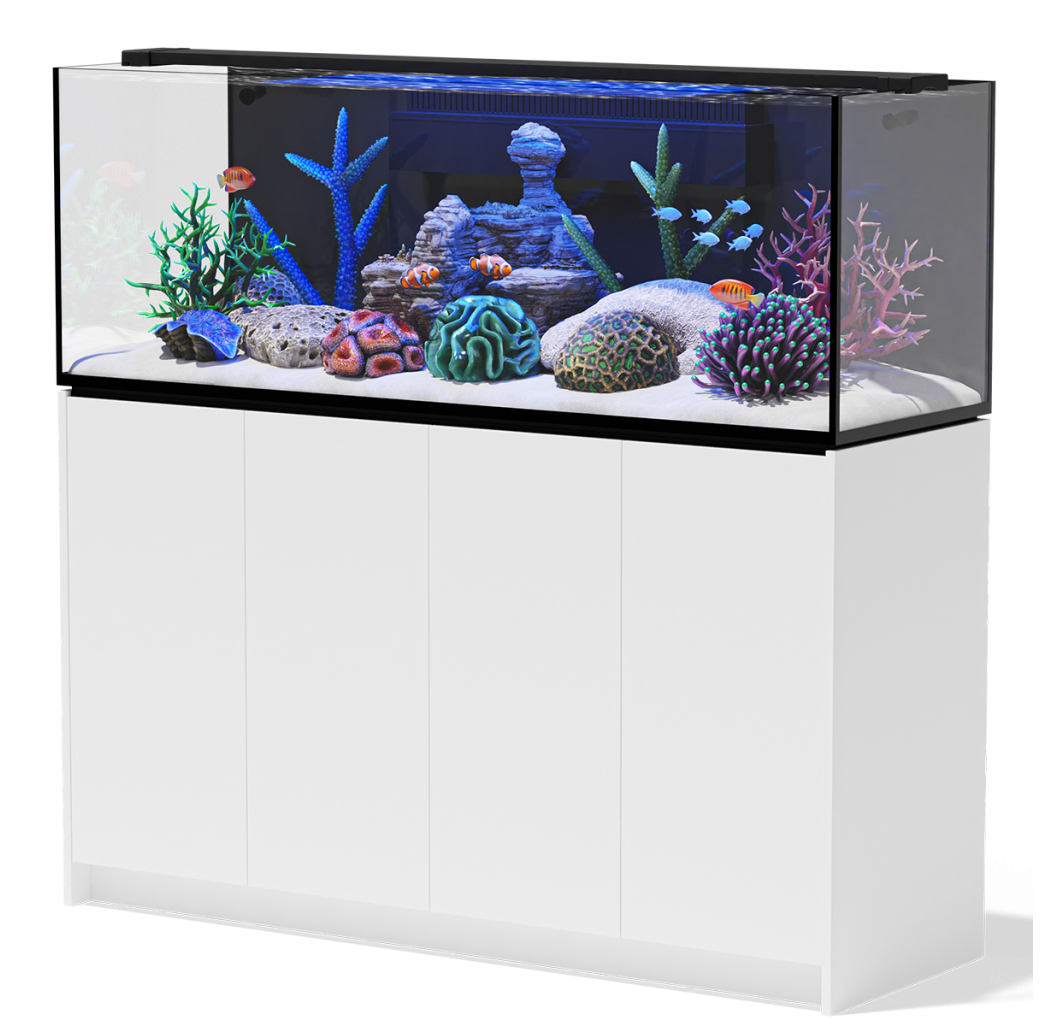 Aqua Marin 1500 Pro Aquarium, Sump & Cabinet - White