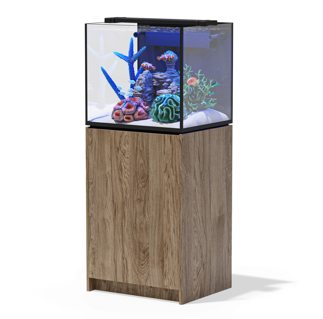 Aqua Marin 600 Pro Aquarium, Sump & Cabinet - Hickory