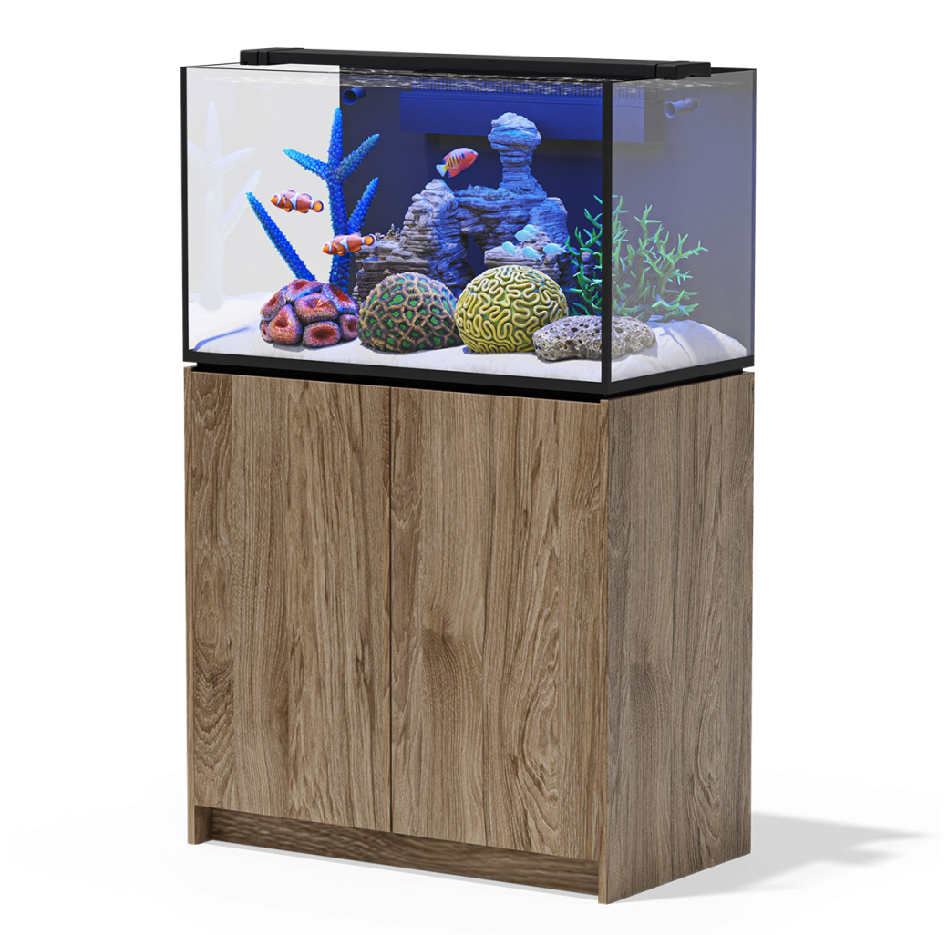 Aqua Marin 900 Pro Aquarium, Sump & Cabinet - Hickory