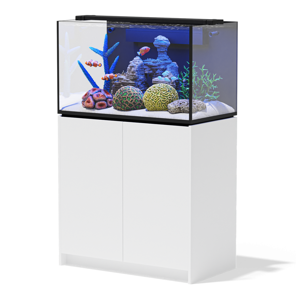 Aqua Marin 900 Pro Aquarium, Sump & Cabinet - White